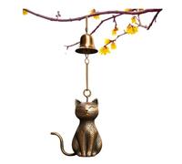 Campanello a vento per gatti, decorazione da giardino per esterni, statua di gatto, regalo a tema per gli amanti dei gatti, ornamenti commemorativi da appendere, campane a vento, decorazione da