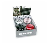 Basil Big Polkadot 80 Mm Bike Bell 4 Units Argento Multicolor