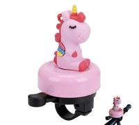 Campanello Bici Bambina Unicorno, Campanello Bicicletta per Bambini con Suono Chiaro e Forte, Accessori Bici per Monopattino, Triciclo e Balance Bike, Rosa