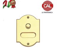 CAMPANELLO CAL IN OTTONE LUCIDO 80X110mm P620