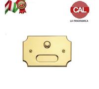 CAMPANELLO CAL IN OTTONE LUCIDO 80X125mm P611