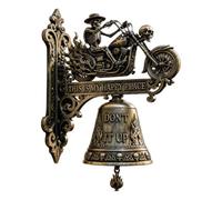 Campanello Cavaliere Scheletro Resina Vintage Gotico Resistente alle