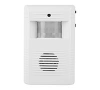 Campanello con Sensore di Movimento 16 Music IR Sensore Dal Movimento Campanello di Benvenuto Allarme Ingresso Porta Home Store Rilevatore di Movimento Allarme Bianco