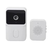 Campanello con telecamera 2 pezzi HD Wireless WiFi Videocitofono con telecamera visibile, campanello video impermeabile, campanello di sicurezza intellinte for esterni con strumenti di visione a telec