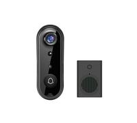 Campanello con Telecamera Wireless da 400 W, Senza Canone Mensile, Videocitofono con Suoneria, Rilevamento del Movimento, Audio Bidirezionale, IP66