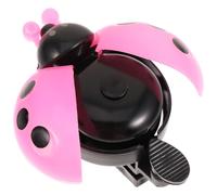 Campanello da Bicicletta per Ragazzo Ragazza, Rosa, Effetto Crisantemo | Plastica e Ottone, 1 Pezzo, per Manubrio, Uso in Quartiere, Decorazione Carina