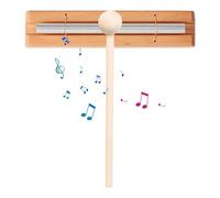 Campanello da meditazione, barre energetiche in legno a percussione, campana per meditazione in classe, rilassamento, consapevolezza, suono della mano, campana curativa per preghiera, yoga,