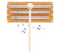 Campanello da meditazione, barre energetiche in legno a percussione, campana per meditazione in classe, rilassamento, consapevolezza, suono della mano, campana curativa per preghiera, yoga,