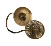 Campanello da Meditazione in Rame Dorato, Strumento a Percussione | 1 Pezzo, per Pratica Mindfulness e Periodo di Meditazione, Stile Semplice e Generoso