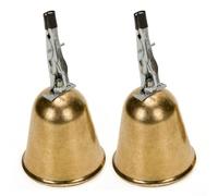 Campanello da pesca con morsetto in ferro placcato rame campana per gli appassionati di pesca (M)