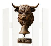 Campanello da Porta Stile Rustico - Campanello Rustico da Porta con Motivo | Campanelli Decorativi per,per Portico Casa Giardino Esterno Cancello Ranch Casale Inaugurazione Casa