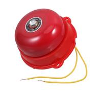 Campanello D'allarme Elettrico Rosso 3 Pollici Ferro Plastica | Montaggio Versatile, Suono Forte, Installazione Semplice, Adatto a Scuola e Stazione