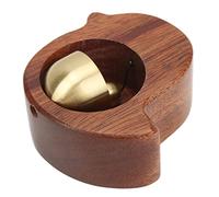Campanello dei Negozianti, Suono Zen Design Minimalista Decorativo Campanello in Legno con Adesivo per l'apertura della Porta (Uccello)