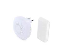 Campanello design bianco - senza fili e senza batterie