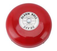 Campanello di Allarme Antincendio da 6 Pollici per Sicurezza, Campanello di Sicurezza Forte DC 24V 95dB, Campanello di Emergenza Cablato Campanello Elettrico in Lega di Alluminio