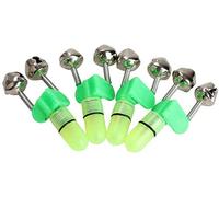 Campanello di allarme da pesca luminoso campanello da pesca in attesa di pesca? Ideale per pesca notturna attrezzatura da pesca luce rossa 4 pezzi