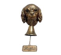 Campanello di benvenuto in metallo Basset Hound Segnale Campanello Decorazione di Natale Decorazione Appeso 2025 Campanello Nuovo Ornamento
