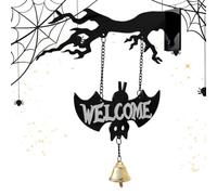 Campanello di Halloween Ornamento decorativo gotico con design di fantasmi | Halloween Campanello A Per Porta Per Le Vacanze Estive All'Aperto, La Casa, La Cena, Il Portico, L'Ingres
