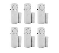 Campanello di sicurezza personale per porte e finestre | Sensore wireless per porte e finestre | Confezione da 6