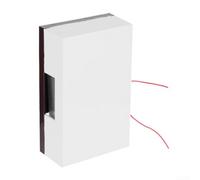 Campanello Ding Dong cablato 220V Guscio ABS ignifugo Forte 80 95dB Chime Interruttore meccanico Compatibile Stabile Montaggio a parete Installazione per controllo accessi hotel Bianco