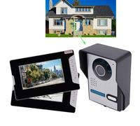 Campanello Echo Ring con telaio in alluminio, visione notturna, citofono, fotocamera e volume regolabili, installazione semplice, ideale per la casa