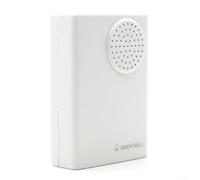Campanello elettronico cablato Ding Dong Sistema di controllo accessi con altoparlante ad alta rumorosità ABS materiale ignifugo per casa, ufficio, negozio, bianco, 12 V (versione con cablaggio 12 V)