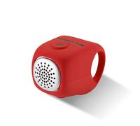 Campanello elettronico per bicicletta in custodia di silicone - rosso