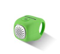 Campanello elettronico per bicicletta in custodia di silicone - verde