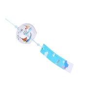 Campanello Eolico Giapponese in Vetro Decorativo per Camera Ufficio | Stile Creativo e Bello, Suono Chiaro e Melodioso, Auguri e Buona Fortuna, Decorazione Appesa