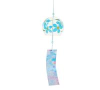 Campanello Eolico in Vetro Stile Giapponese, Semplice e Creativo | Camera da Letto e Ufficio, Suono Chiaro e Melodioso, Colore Blu, Idea Regalo per Genitori e Innamorati