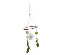 Campanello Feltro Per Culla Decorazione Colorata A Forma Di Fiore Intrecciato Ornamento Appeso Per Camera Ragazzo Ragazza