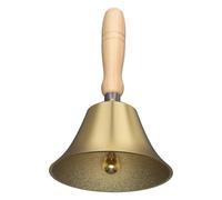 Campanello for chiamata a mano grande da 4,33 pollici con manico in legno