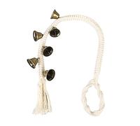 Campanello in Cotone da Appendere, Campanello per Cuccioli da Addestramento per Cani in Bronzo per Decorazioni Sospese