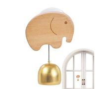 Campanello in legno - Campanello di collisione per ingresso, , ornamento