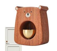 Campanello in legno, campanello in legno con suono chiaro | Decorazione per la casa, giocattoli interattivi per giovani ragazze, bambini