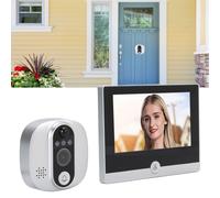 Campanello intelligente con telecamera WiFi da 4,3" 1080P, angolo di ripresa di 150, colore argento