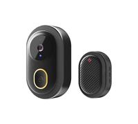 Campanello intelligente con telecamera WiFi senza fili con visione notturna a due vie ricaricabile a trasmissione lunga per uso della porta dell'appartamento di casa dell'ufficio della villa
