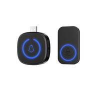Campanello Intelligente USB Wireless per La Casa A 433 MHz, Impermeabile, con Suoneria di Benvenuto e 60 Melodie.