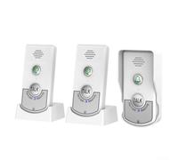 Campanello interfono wireless con doppio telefono interno e unità esterna resistente alle intemperie 1000 m di lunga distanza 2 vie comunicazione audio per la sicurezza domestica