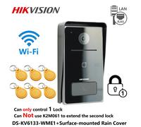 Campanello IP HIKVISION DS-KV6133-WME1 multilingue, campanello WiFi, videocitofono, impermeabile, sblocco RFID