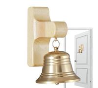 Campanello magnetico - Legno 5,6 x 3,9 x 7,2 cm | Campanello in legno con supporto magnetico, allarme di ingresso, benvenuto | Campanello di apertura porta per casa, ufficio, ristorante, Eina