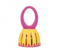 Campanello Musicale per Bambini Campanella a Percussione Manuale Campana a Gabbia Sonaglio con Maniglia Ovale Leggera Suono Brillante Facile, color to 2