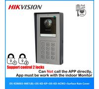 Campanello originale Hikvision, DS-KD8003-IME1(B), campanello con modulo IP villa POE multilingue 802.3af, sblocco codice tastiera password