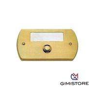 CAMPANELLO OTTONE MM 132X72 CON FINESTRA