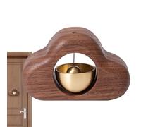 Campanello per apertura della porta, campanello di apertura della porta, campanello di allarme d'ingresso in legno, a forma di nuvola, campanellino a vento unico, campanellino per porta campanello