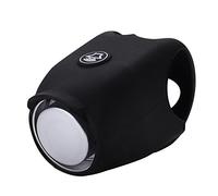Campanello per Bici, Campanello ad Anello per Manubrio da Bicicletta a 4 Colori con Suono Forte e Nitido Mini Classico Campanello per Mountain Bike per Adulti Bambini (Bianco, Rosso, Blu, Nero)(Nero)