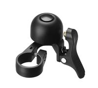Campanello per bicicletta da montare sul lato sinistro del manubrio - nero