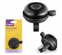 Campanello per bicicletta grande, diametro 5,5 cm, nero