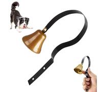 Campanello per cani, campane per cuccioli, 18 x 4 x 3 cm, per pomello della porta, giocattolo da addestramento vintage forte per animali domestici, accessorio per addestramento per interni ed esterni