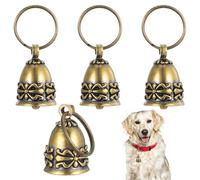 Campanello per collare in rame per piccoli animali domestici, stile retrò, 2,6 x 1,9 cm, campane vintage in ottone da appendere per cani di piccola taglia, gattini, cuccioli esterni